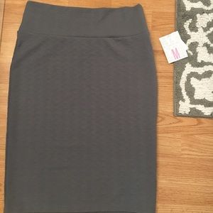 Cassie lularoe skirt grey